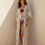 Sun Beam Kaftan - Burgundy